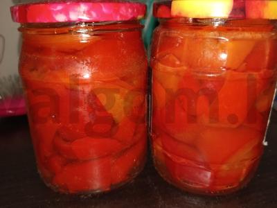 Marinuoti bulgariniai pipirai pagrindine nuotrauka