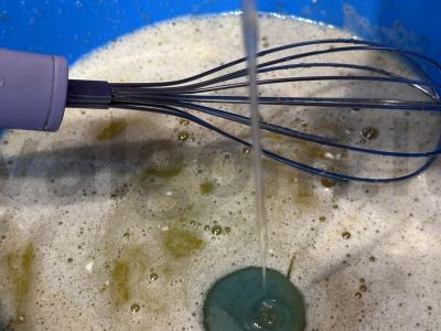 Namų keksiukai su juodąja serbentu Žingsnis 2