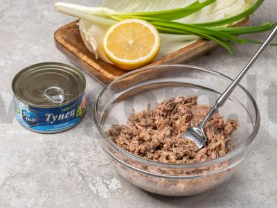 Tuno ir sardinų žuvies paštetas Žingsnis 1