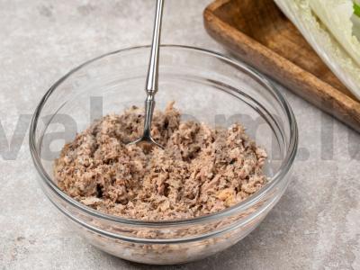 Tuno ir sardinų žuvies paštetas Žingsnis 2