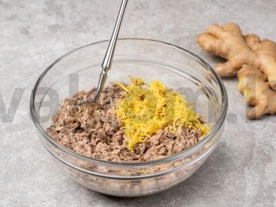 Tuno ir sardinų žuvies paštetas Žingsnis 4