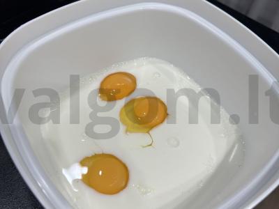 Pankūkos su pienu visai šeimai Žingsnis 2