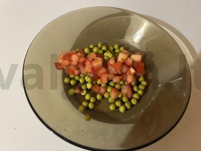 Skani salotos su keptais karamelizuotais grybais Žingsnis 10