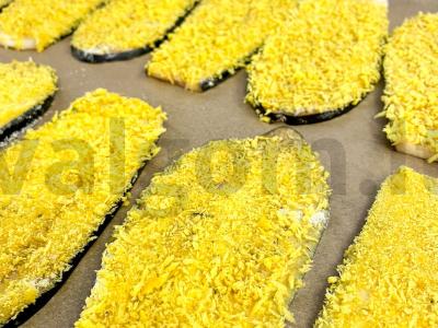 Baklažanų ritinėliai su varškės sūriu Žingsnis 3