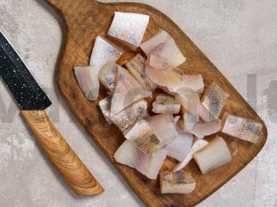 Žuvies pyragas su majonezu Žingsnis 5