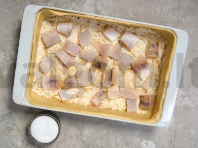 Žuvies pyragas su majonezu Žingsnis 7