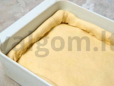 Žuvies pyragas su majonezu Žingsnis 8