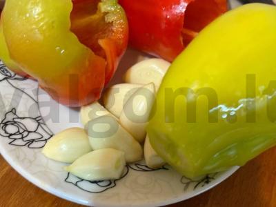 Ažika su daržovėmis ir mikrožalumynais Žingsnis 2