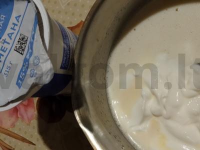 Obuolių pyragas „Belosnežkin“ Žingsnis 2