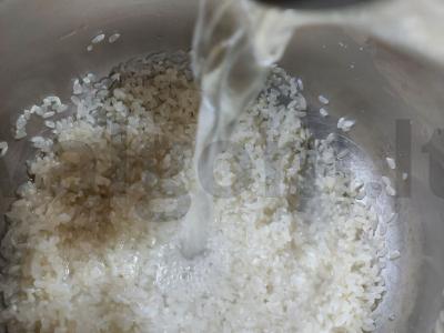 Koldūnai su ryžiais ir vištienos faršu Žingsnis 1