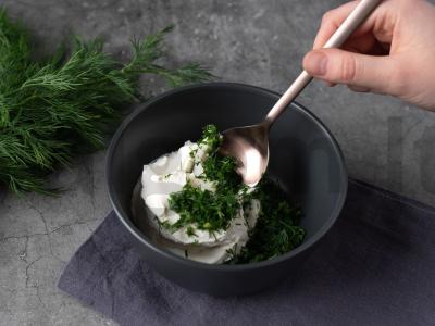 Upėtakis su varškės sūriu filo tešloje Žingsnis 2