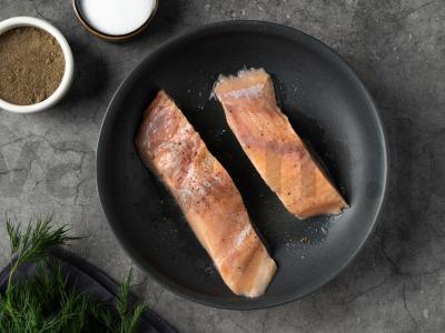 Upėtakis su varškės sūriu filo tešloje Žingsnis 3