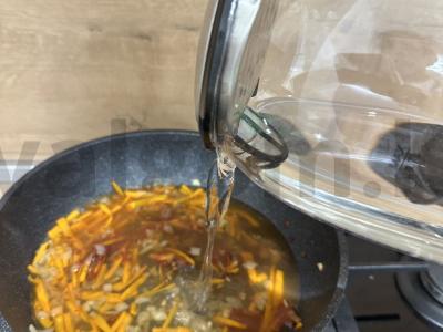 Makaronų lizdai su faršu po sūriu Žingsnis 6