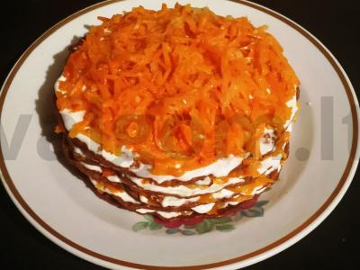 Kepenų tortas šventiniam stalui pagrindine nuotrauka