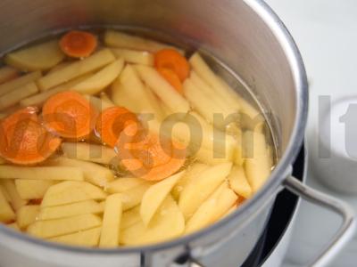 Pieninis sriuba su daržovėmis Žingsnis 3