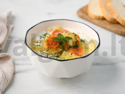 Pieninis sriuba su daržovėmis pagrindine nuotrauka