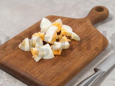 Silkių rietas su žaliu obuoliu Žingsnis 1