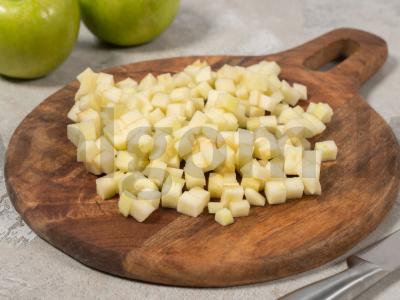 Silkių rietas su žaliu obuoliu Žingsnis 2