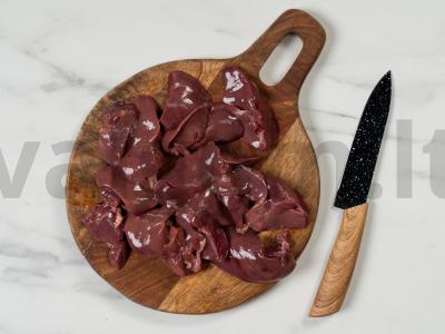 Vištienos kepenėlės su daržovėmis Žingsnis 7