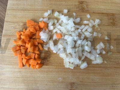 Vaikų sriuba su pomidorais ir kuskusu Žingsnis 2