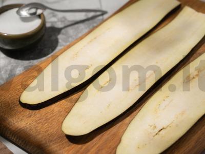 Gruziniški baklažanų ritinėliai Žingsnis 1