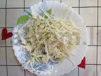 Salotos su krabų lazdelėmis ir čiuoka Žingsnis 2