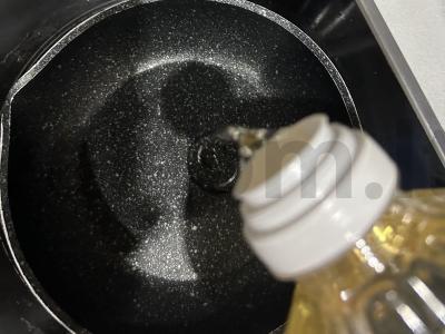 Omletas „Katinas“ Žingsnis 1