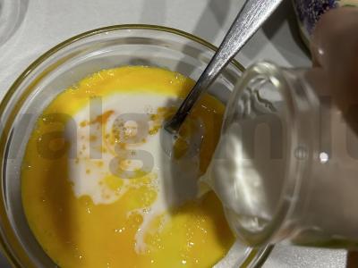 Omletas „Katinas“ Žingsnis 3