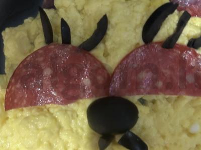 Omletas „Katinas“ Žingsnis 9