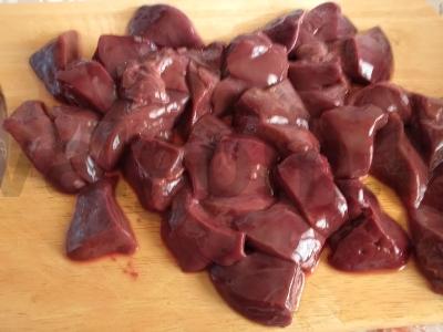 Daržovių salotas su kepenimis Žingsnis 1