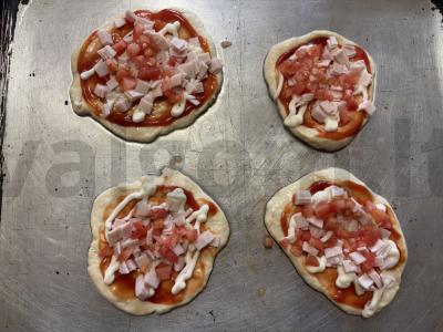 Skani pica su kumpiu mokykliniu būdu Žingsnis 7