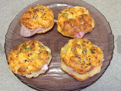 Varškės bandelės su bekonu Žingsnis 10