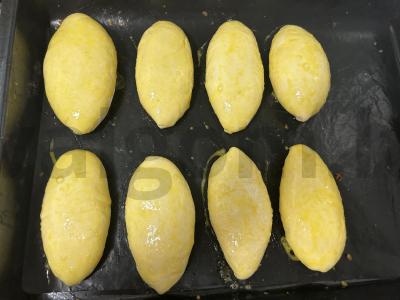 Kibinai su bulvių koše ir dešra Žingsnis 6