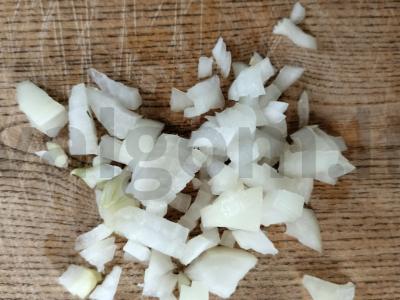 Sotūs vasaros salotos su daržovėmis ir liežuviu Žingsnis 5