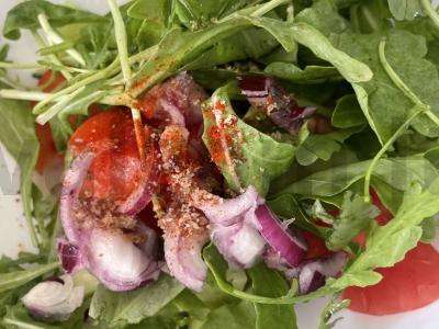 Salotas „Paprikano“ su rukola Žingsnis 6