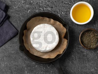 Keptas brie sūris su džemu Žingsnis 1