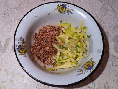 Salotas su daigintomis sėklomis Žingsnis 3