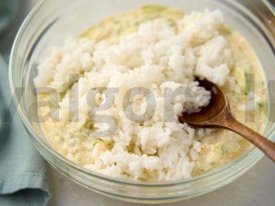 Ryžių apkepas su cukinijomis Žingsnis 8