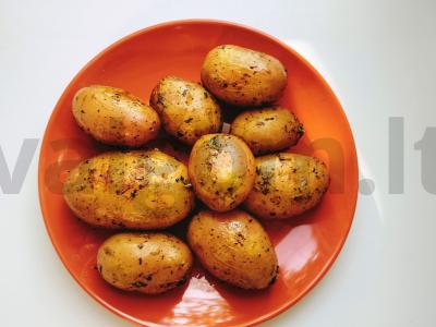 Kvapni jauna bulvė su česnaku Žingsnis 7