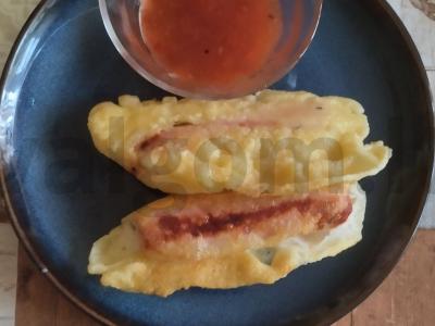 Dešrelės krakmolo tešloje pagrindine nuotrauka