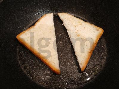 Užkandžių sumuštiniai su sūrio rūkyta šonine Žingsnis 2