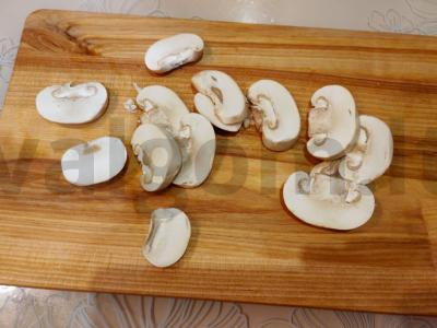 Užkandžių sumuštiniai su sūrio rūkyta šonine Žingsnis 4