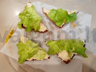 Užkandžių sumuštiniai su sūrio rūkyta šonine Žingsnis 12