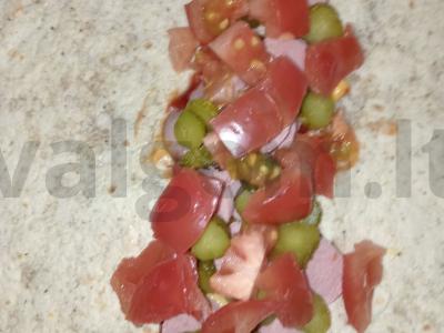 Šašlykas su dešrelėmis Žingsnis 4