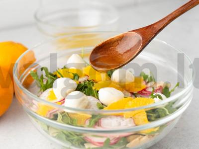 Salotos su apelsinu ir rukola Žingsnis 7