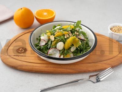 Salotos su apelsinu ir rukola pagrindine nuotrauka