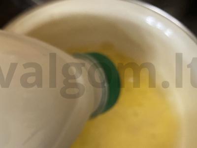 Kukurūzų ir aguonų košė su pienu Žingsnis 2