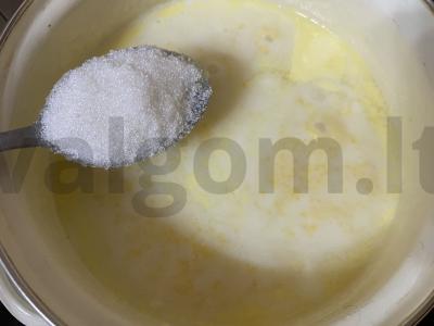 Kukurūzų ir aguonų košė su pienu Žingsnis 4