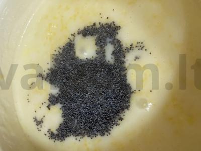 Kukurūzų ir aguonų košė su pienu Žingsnis 5