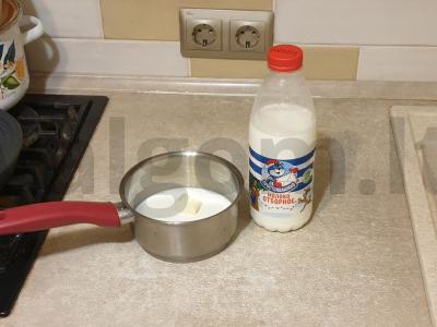 Švelnus bulvių piurė su lydytu sūriu Žingsnis 4